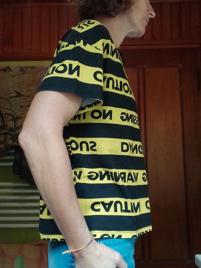 T-shirt femme jaune et noir Zara trafaluc Halloween - photo numéro 6
