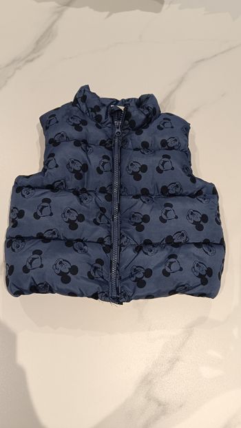 Doudoune sans manches mickey