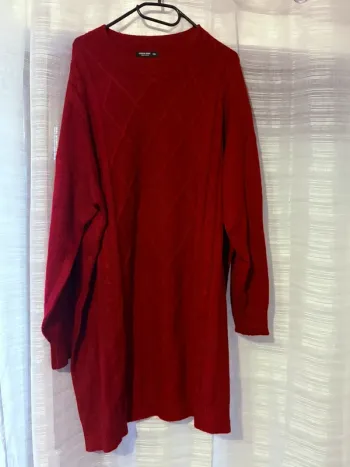 Robe pull bordeaux