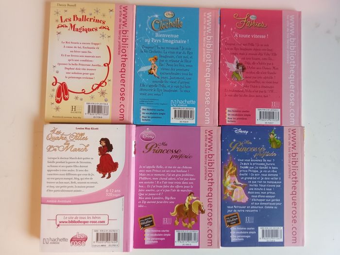 Livre roman bibliothèque rose les ballerines magiques, Disney, princesse hachette - photo numéro 2