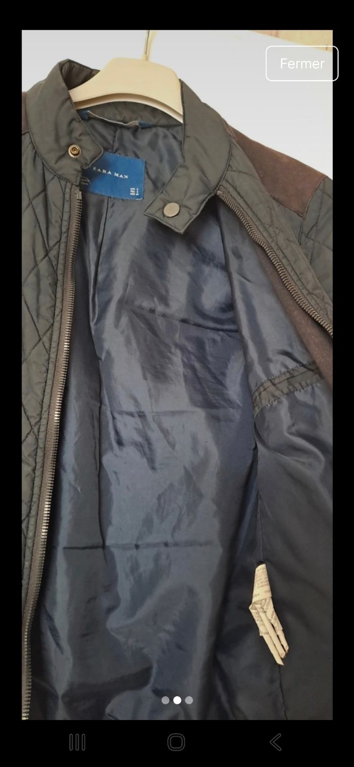 Blouson homme demi saison  Zara - photo numéro 2