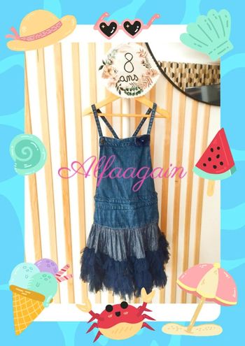 Robe salopette jean orchestra 8ans