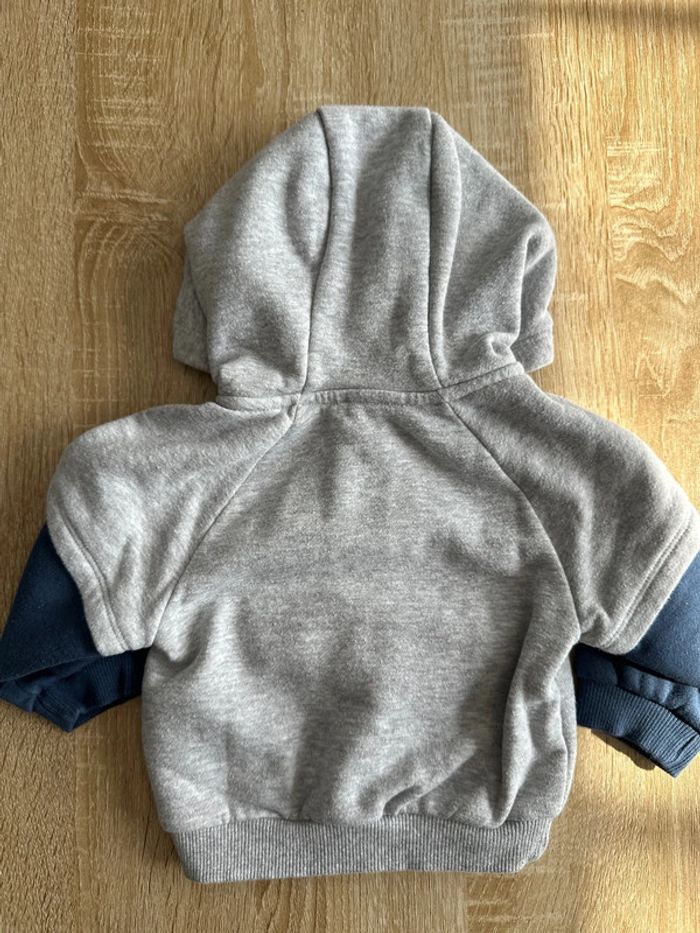Sweat capuche bébé 3 mois - photo numéro 2