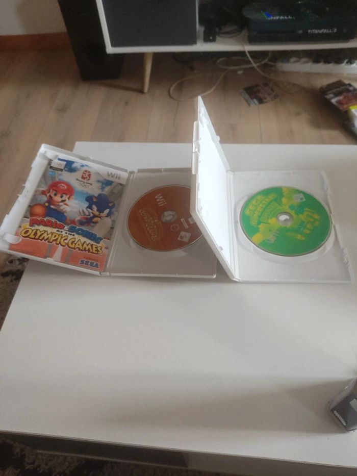 Lot jeux nintendo Wii Mario Sonic Sega superstar - photo numéro 2