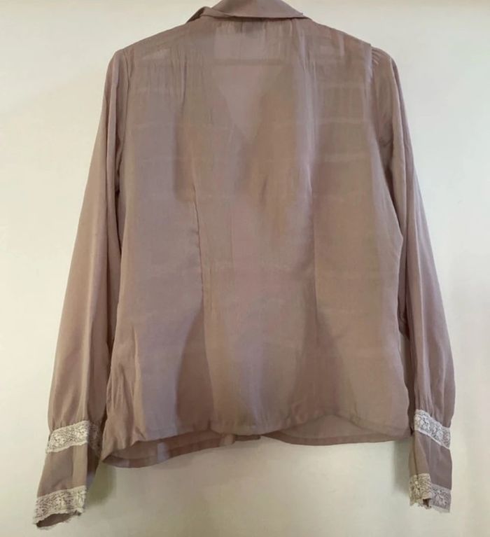 Chemise dentelle vintage Tentation taille 38 - photo numéro 6