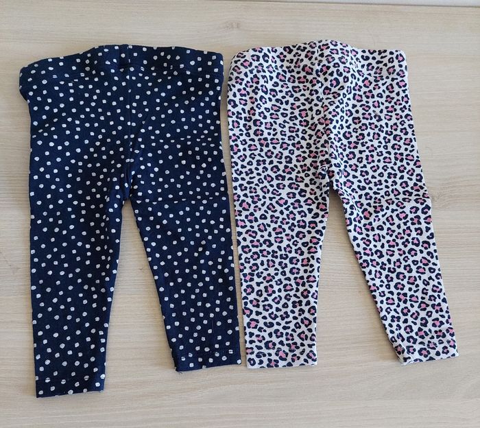 Lot de 5 leggins fille 6mois - photo numéro 4