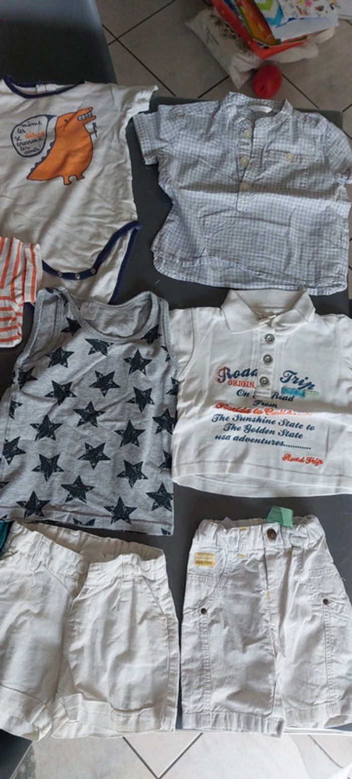 Lot vêtements garçon été 12 mois - photo numéro 4
