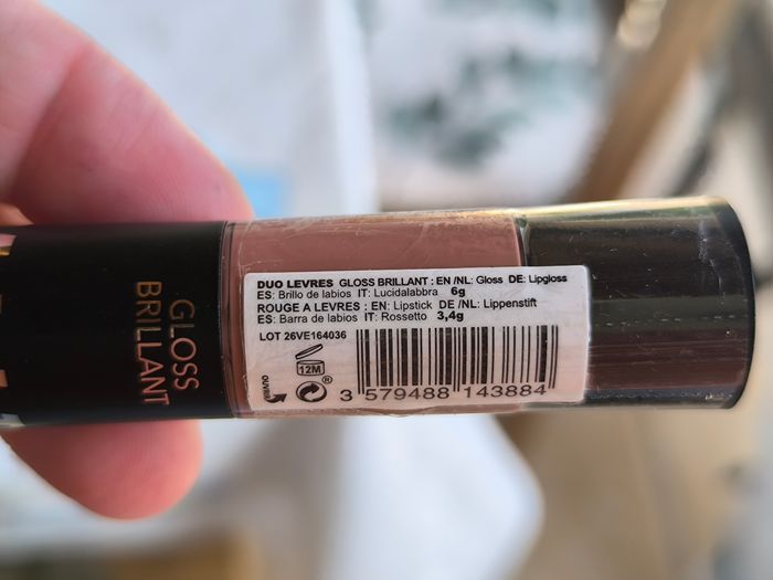Duo lèvres rouge à lèvres + gloss brillant nude 02 Modelite - photo numéro 4