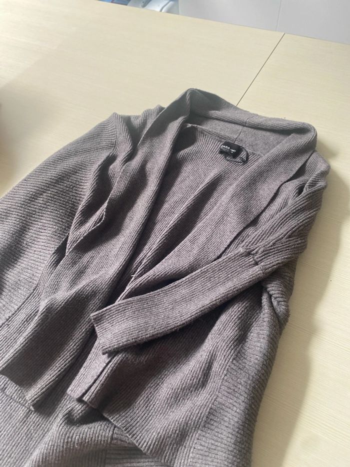 Gilet gris Zara - photo numéro 2