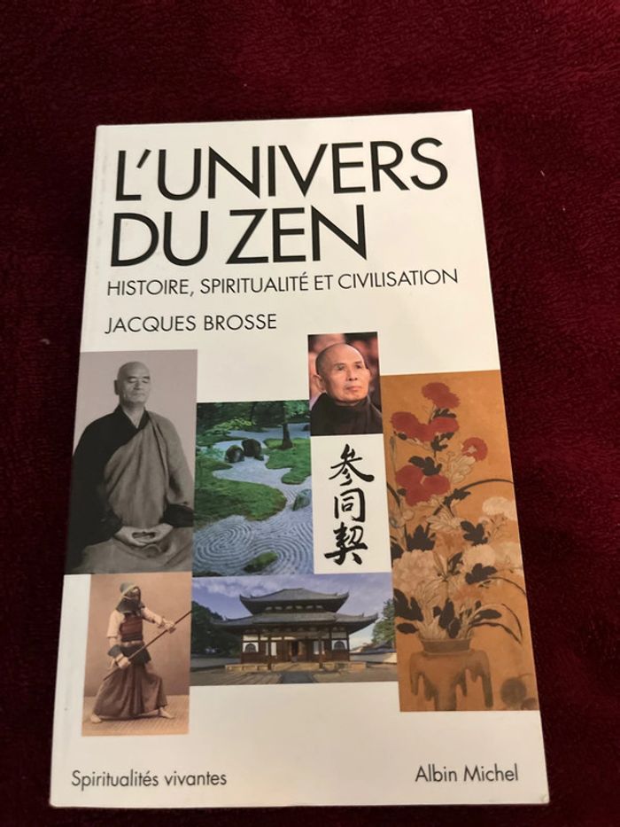 Livre de poche spiritualité L univers du zen de Jacques Brosse