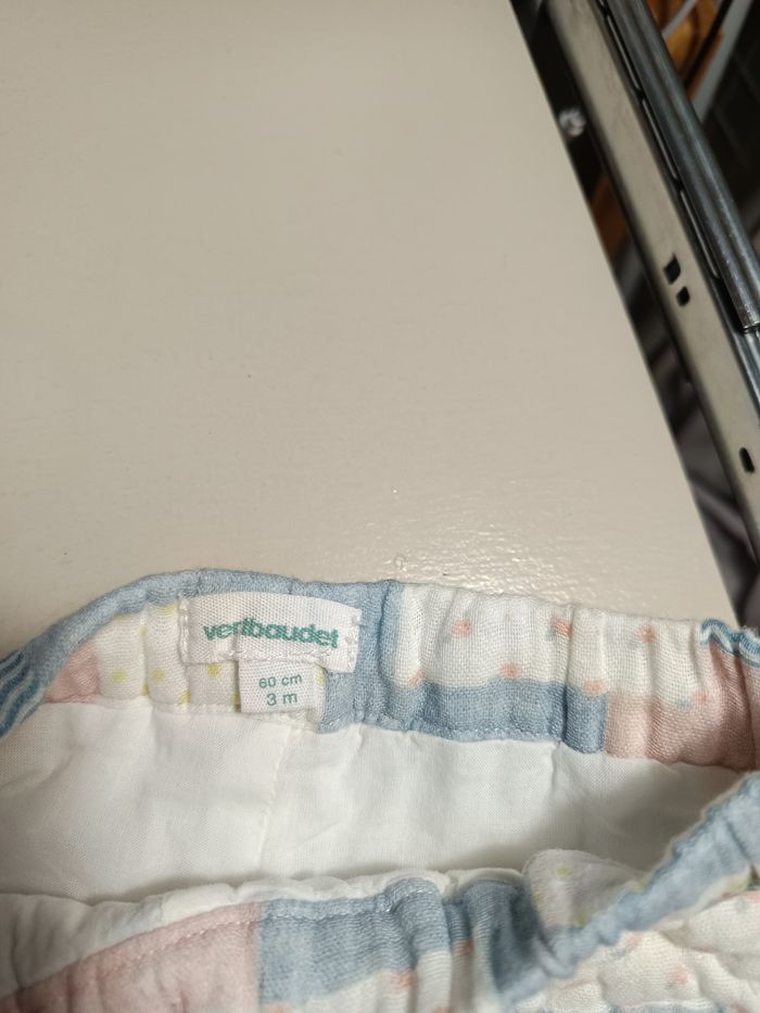 Short bébé fille - imprimé doublé- taille 3 mois - photo numéro 3