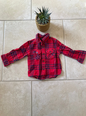 Chemise garçon taille 12 mois