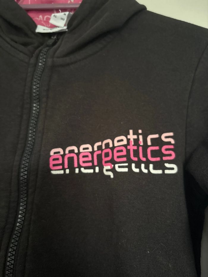 Sweat, zippé, fille énergétics 10 ans - photo numéro 3