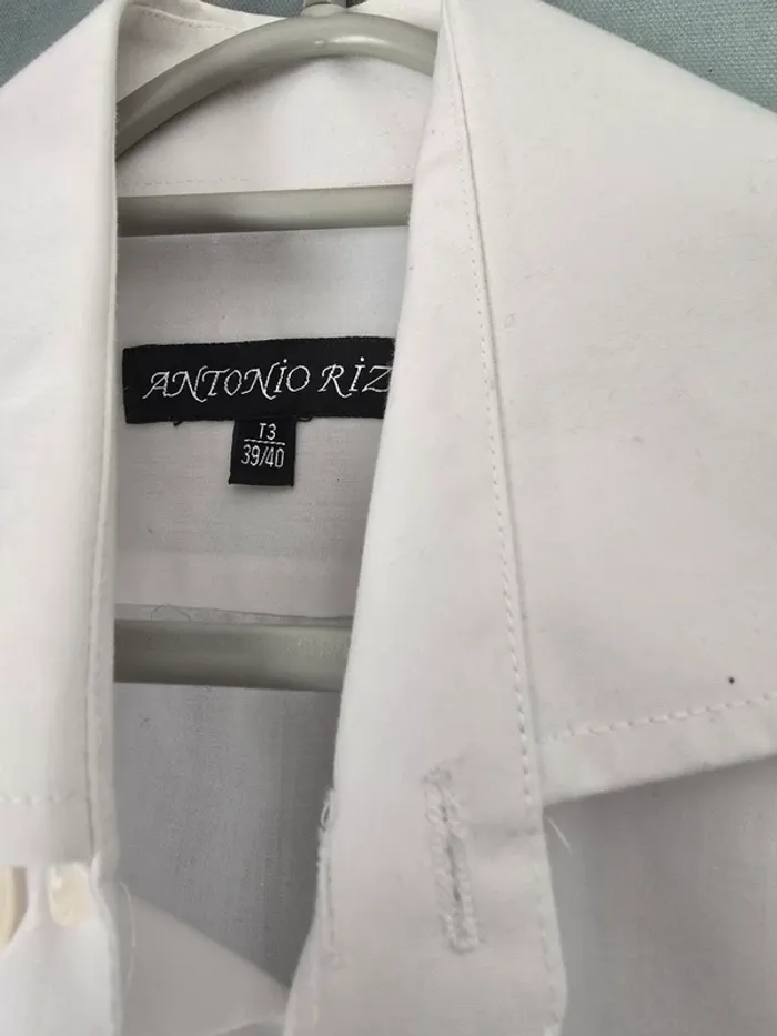 Chemise homme blanche Antonio Rizzi 39/40 taille 3 - photo numéro 3