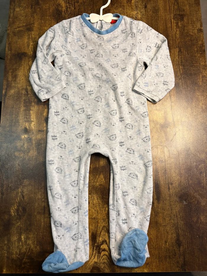 Grenouillère tigre 24m