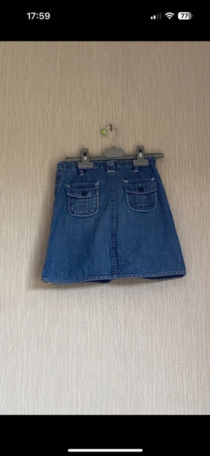 Jupe en jean sergent major 7 ans - photo numéro 2