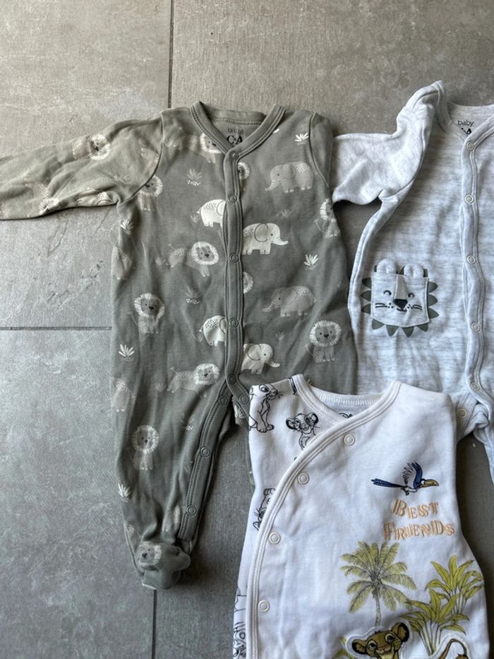 Lot 3 pyjamas 3 mois - photo numéro 2