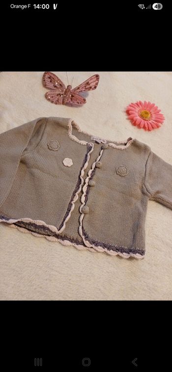 Gilet bébé taille 6 mois