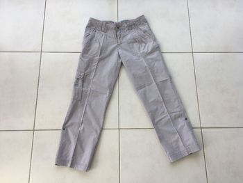 Pantacourt gris clair