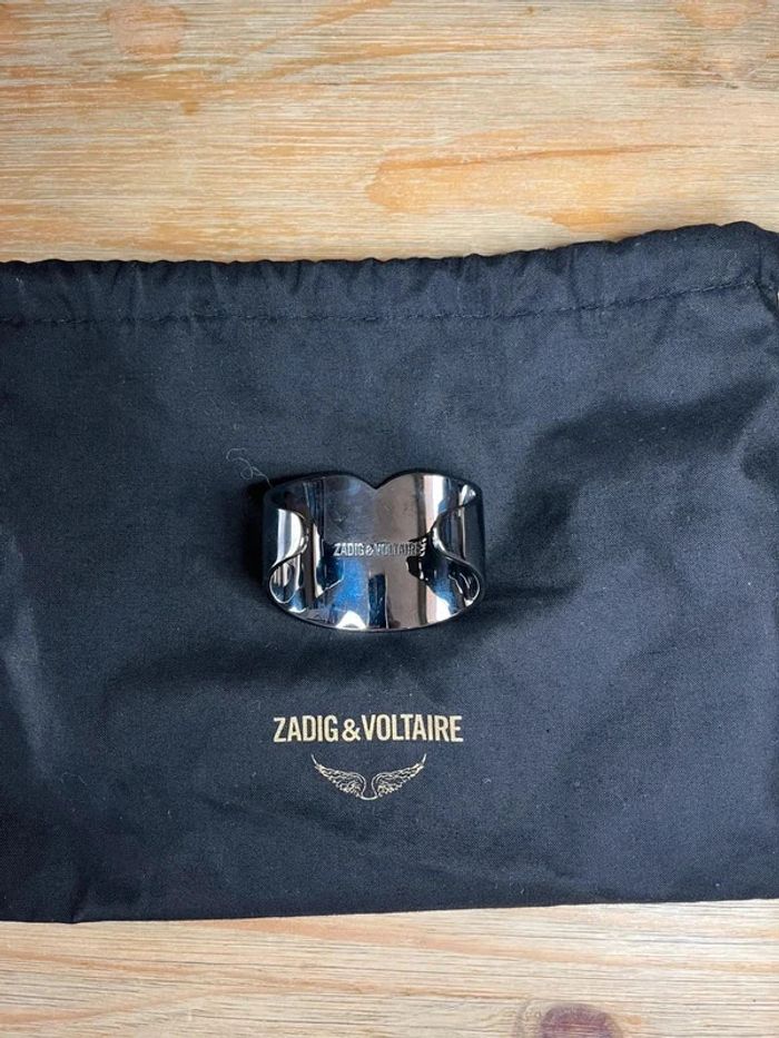 Bracelet manchette Idol Strass au motif de coeur Zadig & Voltaire - photo numéro 3