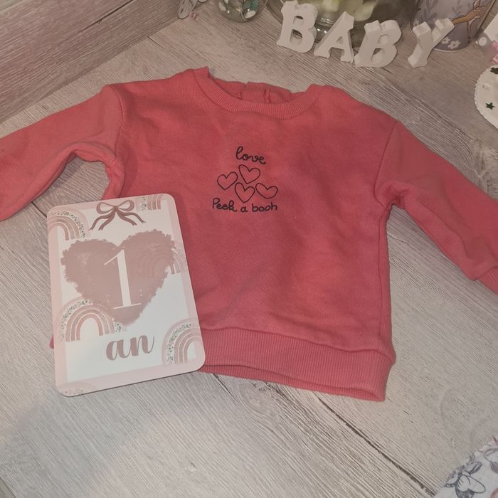 Sweat bébé fille 12 mois kiabi