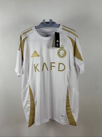 Maillot Al-Nassr Blanc & Or – Adidas – Taille M