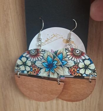 Boucles d'oreilles rondes