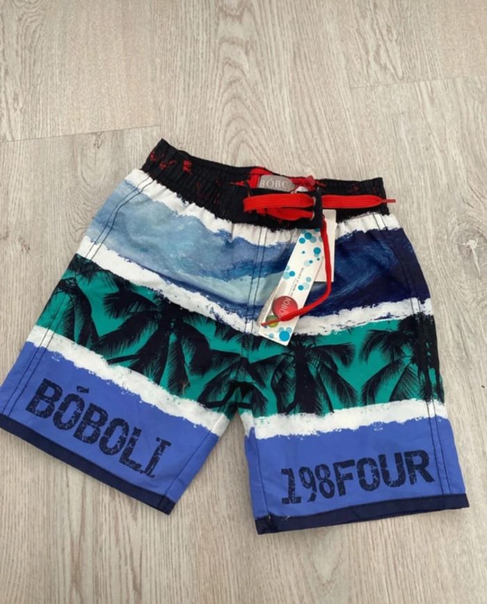 Bermuda short maillot de bain, taille 3 ans, 98 cm, marque Boboli neuf