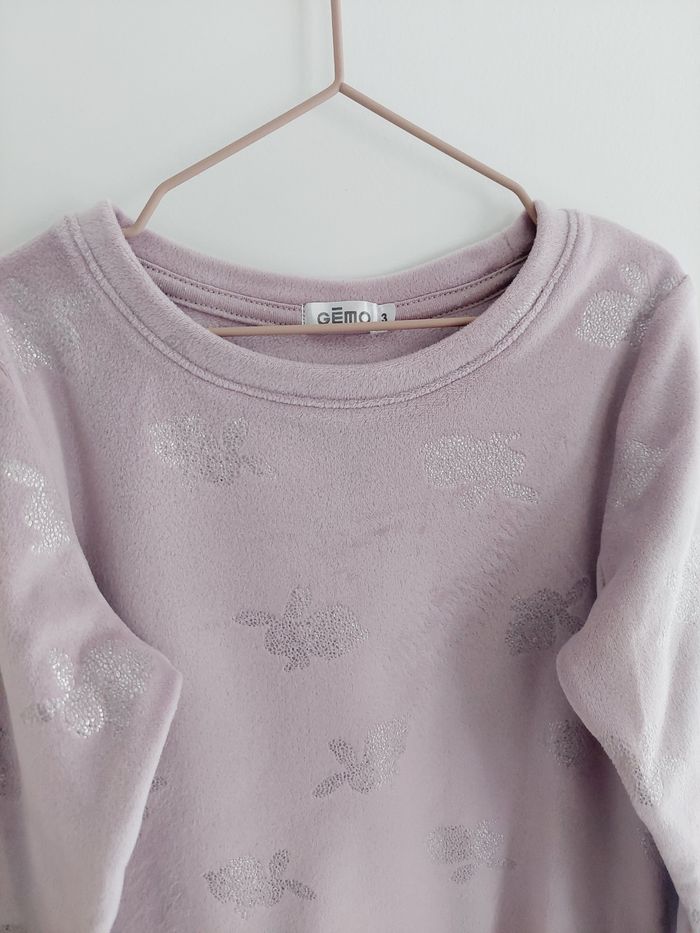 Pyjama d'hiver mauve Gémo - photo numéro 3