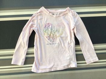 T-shirt long fille