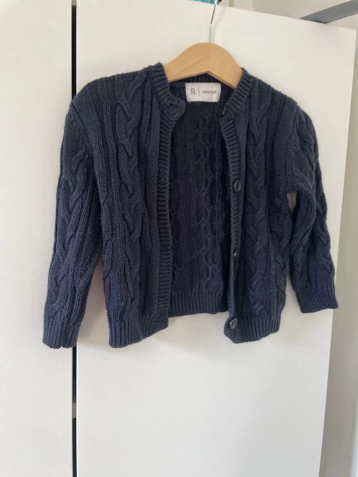 Gilet torsadé La redoute 24 mois - photo numéro 2