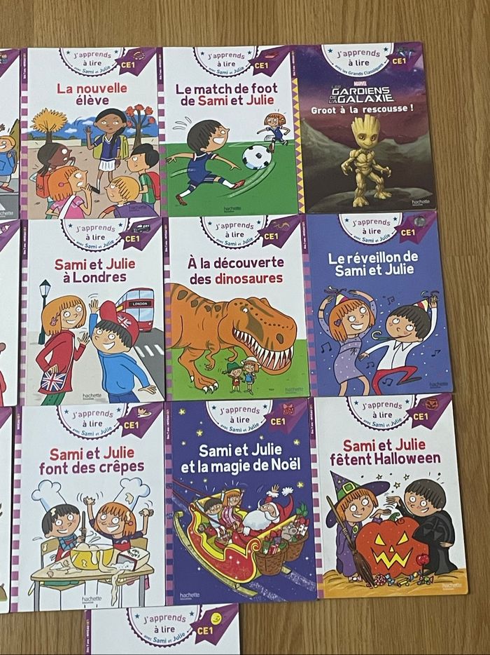 Lot 13 livres j’apprends à lire avec Sami et Julie CE1 - photo numéro 3