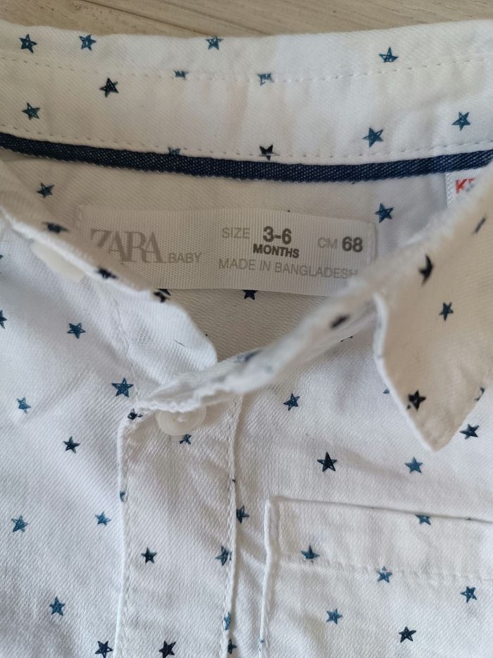 Chemise 3/6 mois Zara - photo numéro 2