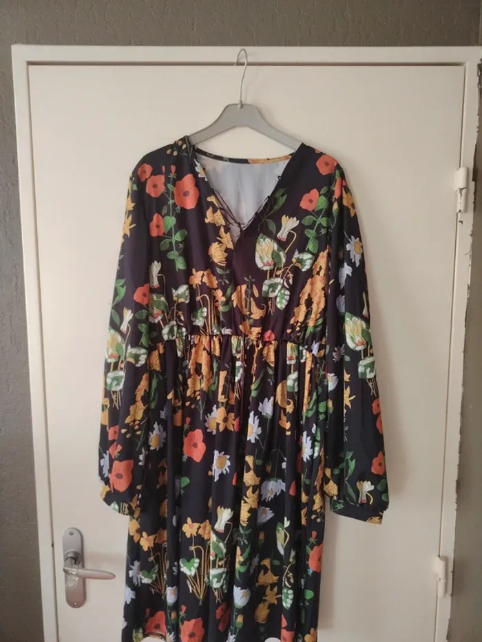 Très belle robe automne taille 44 - photo numéro 2