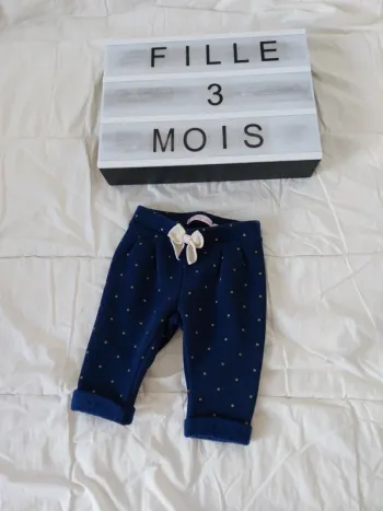 Pantalon fille 3 mois Gemo
