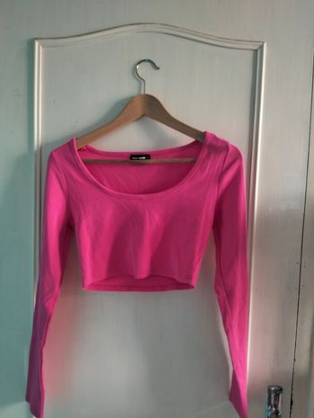 Crop top a manches longues