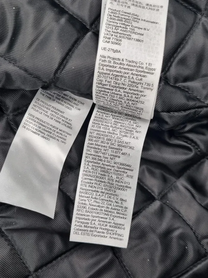 College Jacket Tommy Jeans noir, S Hommes - photo numéro 9