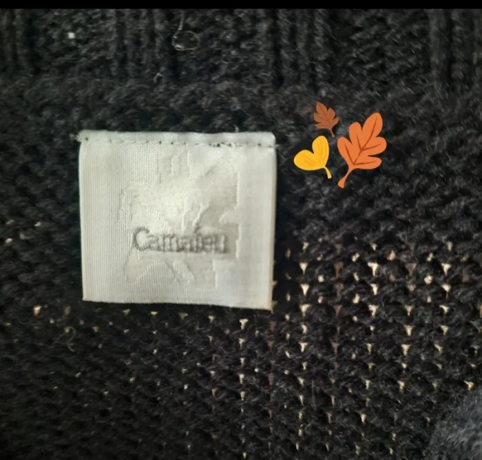 Veste chaude gilet cardigan noir Camaïeu T 38 - photo numéro 9