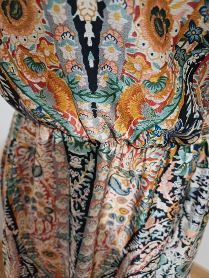 Robe longue cache-coeur à motifs Millénium taille M 38 - photo numéro 5