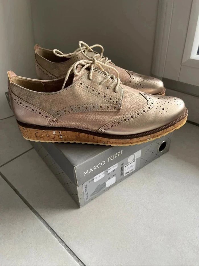 Mocassins Derbies Marco Tozzi Taille 40 - photo numéro 5