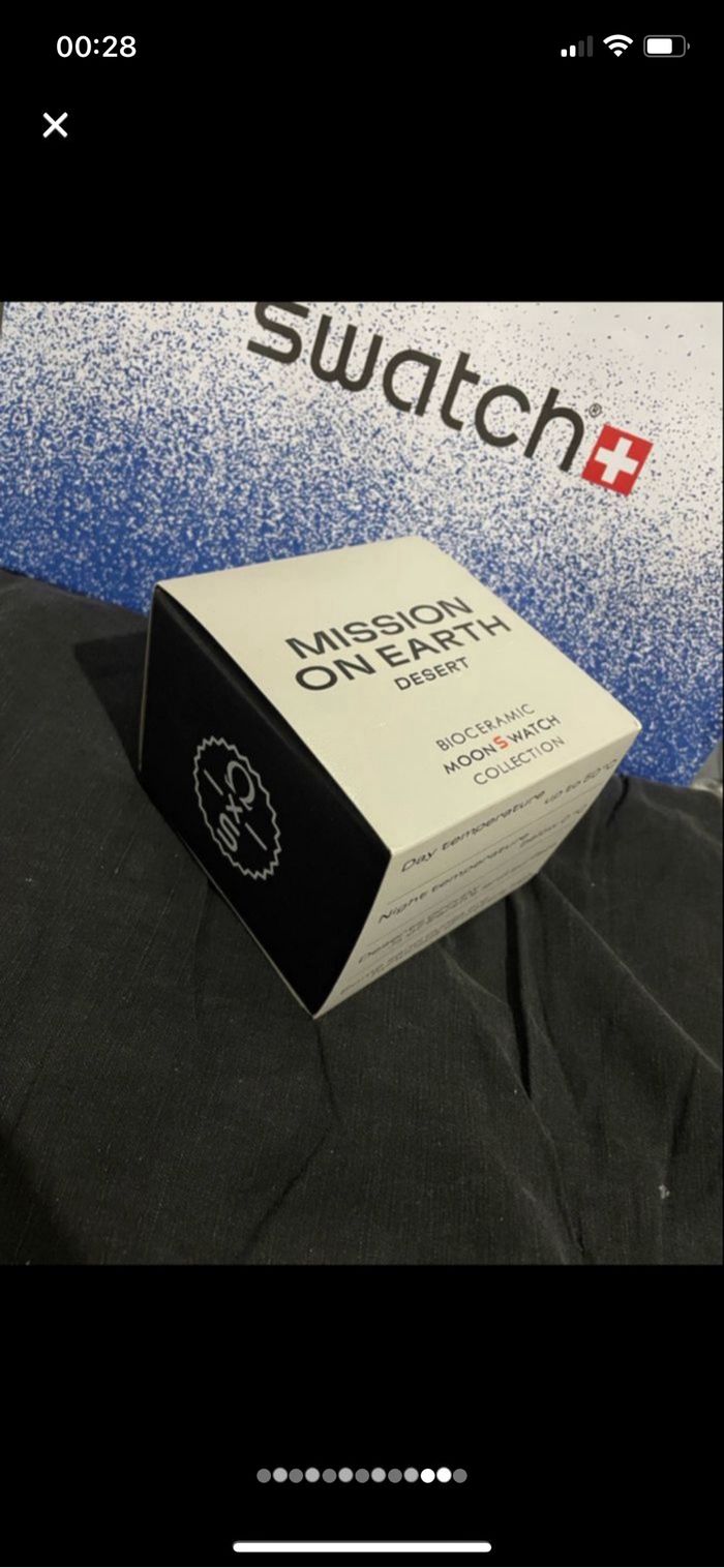Montre Omega X swatch moonswatch mission to earth modèle santé - photo numéro 6
