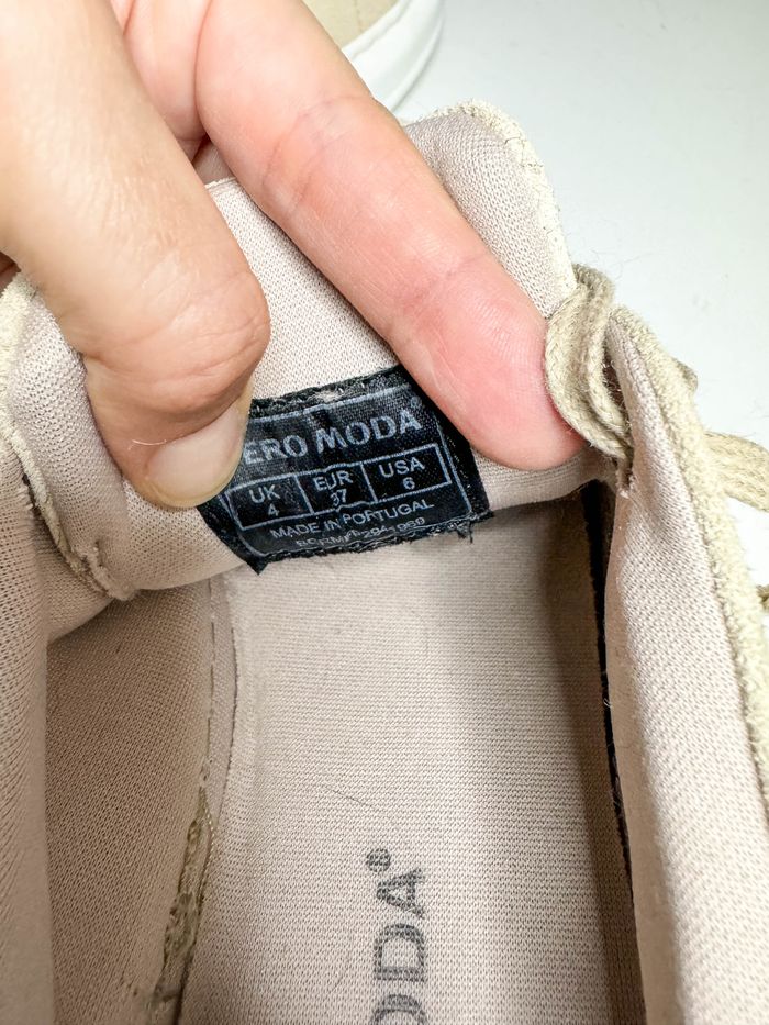 Baskets en daim beige - photo numéro 7