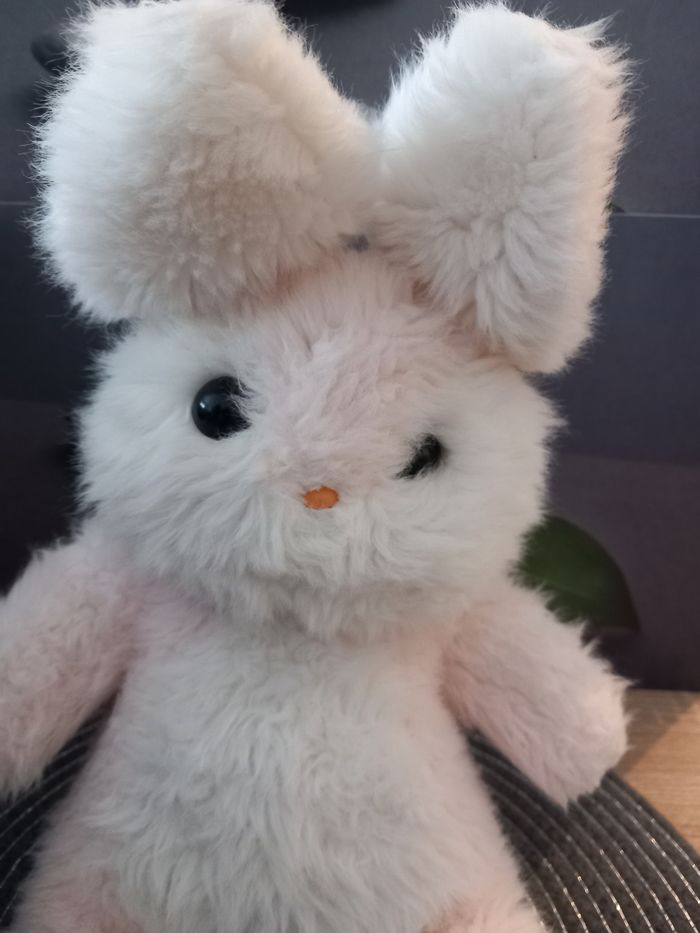 Peluche lapin boulgom rose vintage 43cm avec ses oreilles o - photo numéro 2
