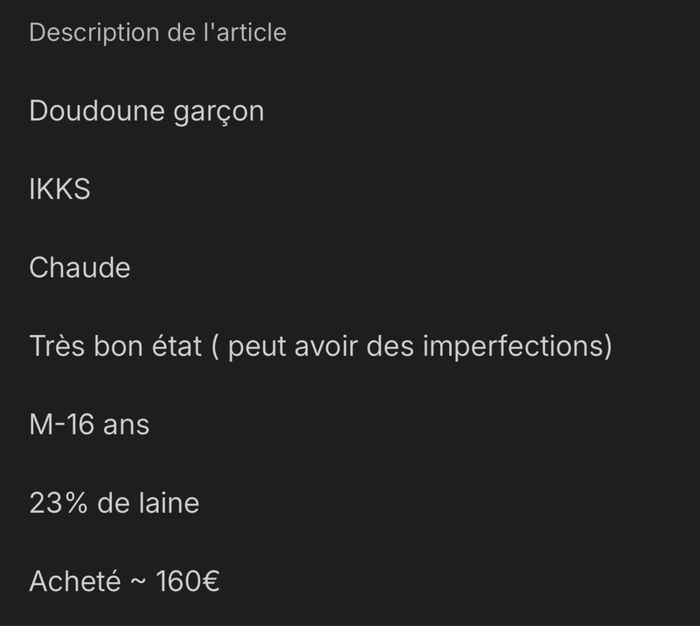 Doudoune garçon - photo numéro 6