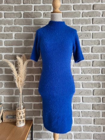 Robe pull bleu électrique Cache Cache - Neuve