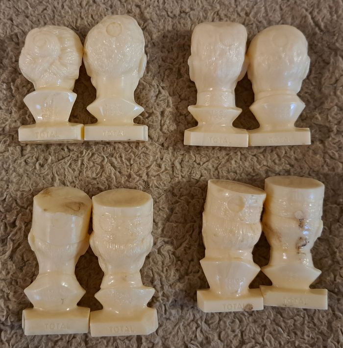 🪆 Lot de 8 figurines bustes personnages historiques Total - photo numéro 4