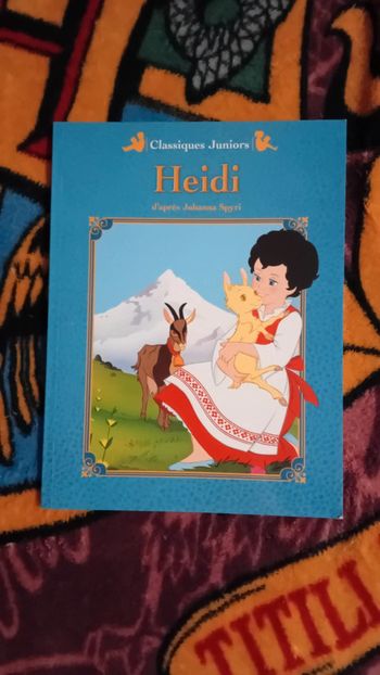 Livre histoire enfant Heidi