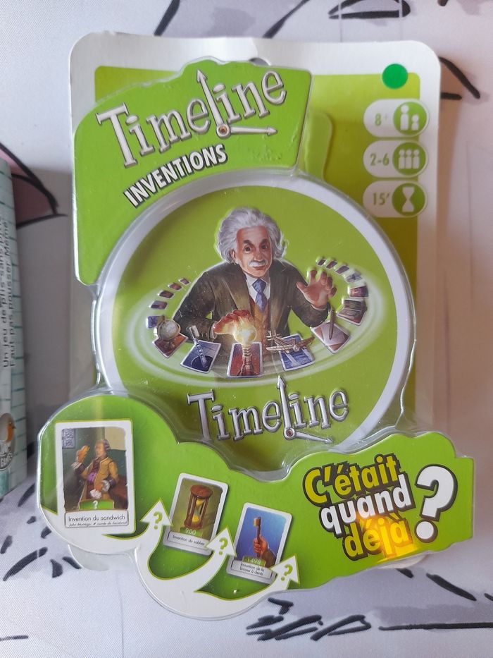 Lot de 6 jeux de société sweeet Kawaii gang de mémés timeline inventions saboteur cardline animaux - photo numéro 5