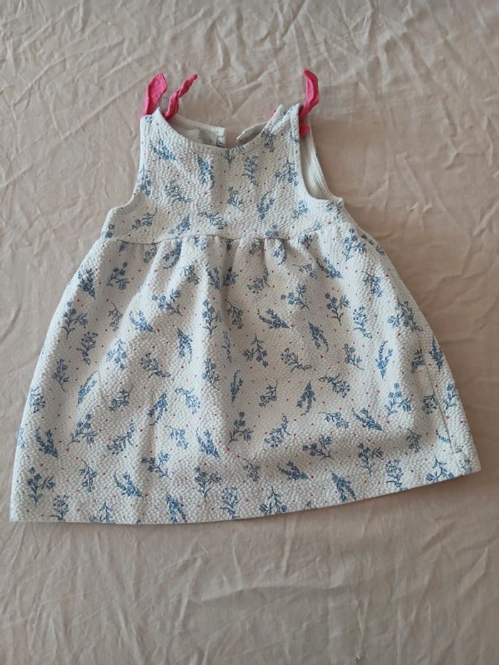 Robe manches courtes 6-9 mois