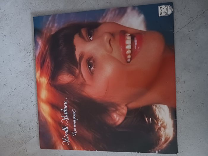 disque vinyl 33 tours mireille mathieu "et tu seras poete"